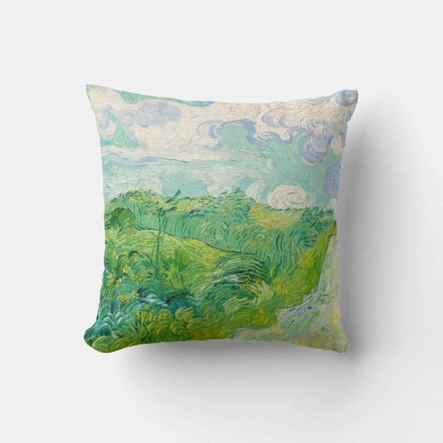 Vincent van Gogh - Green Wheat Field, Auvers Cushion (Front)