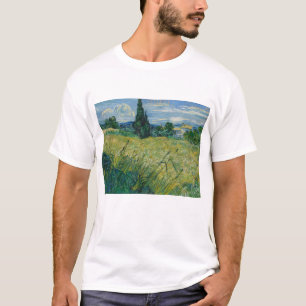 Vincent Van Gogh, Green Wheat Field with Cypress T-Shirt