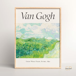 Vincent van Gogh Green Wheat Fields Art Print