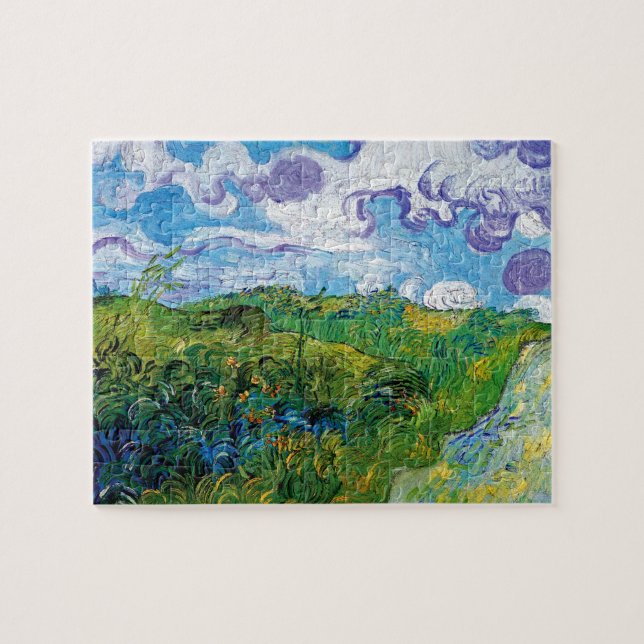 Vincent Van Gogh - Green Wheat Fields In Auvers Jigsaw Puzzle (Horizontal)