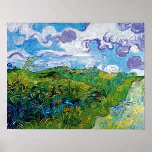 Vincent Van Gogh - Green Wheat Fields In Auvers Poster