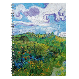 Vincent Van Gogh - Green Wheat Fields In Auvers Spiral Notebook