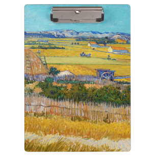 Vincent van Gogh - Harvest at La Crau Clipboard