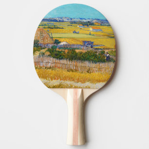 Vincent van Gogh - Harvest at La Crau Ping Pong Paddle
