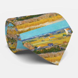Vincent van Gogh - Harvest at La Crau Tie