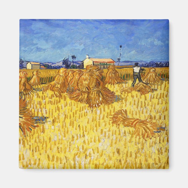 Vincent van Gogh - Harvest in Provence Magnet (Front)