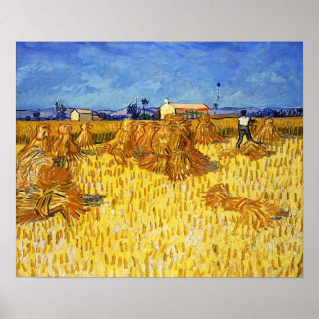 Vincent van Gogh - Harvest in Provence Poster (Front)