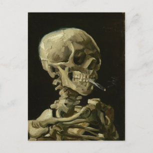Vincent Van Gogh Head of A Skeleton with Cigarette Postcard