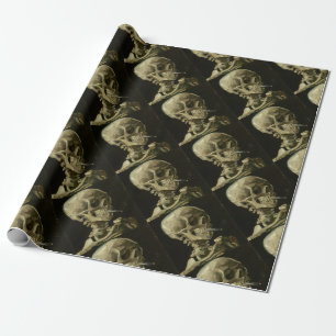 Vincent Van Gogh Head of A Skeleton with Cigarette Wrapping Paper