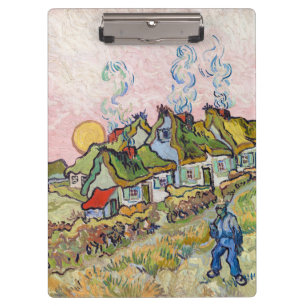 Vincent van Gogh - Houses and Figure Clipboard