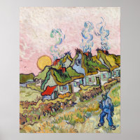 Vincent van Gogh - Houses and Figure