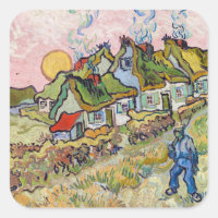 Vincent van Gogh - Houses and Figure