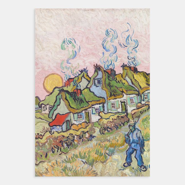 Vincent van Gogh - Houses and Figure Wrapping Paper Sheet (Creator Uploaded)