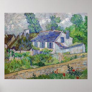 Vincent van Gogh - Houses at Auvers Poster