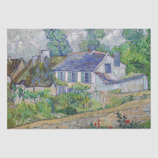 Vincent van Gogh - Houses at Auvers Tissue Paper (Front)