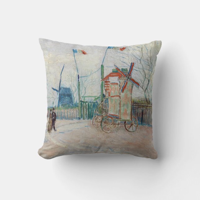 Vincent van Gogh - Impasse des Deux Freres Cushion (Front)