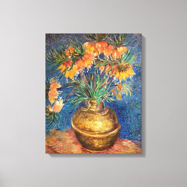 Vincent van Gogh - Imperial Fritillaries Canvas Print (Front)