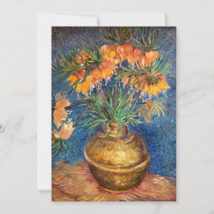 Vincent van Gogh - Imperial Fritillaries Invitation