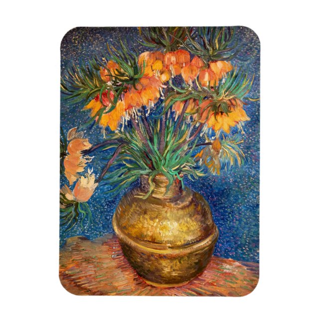 Vincent van Gogh - Imperial Fritillaries Magnet (Vertical)