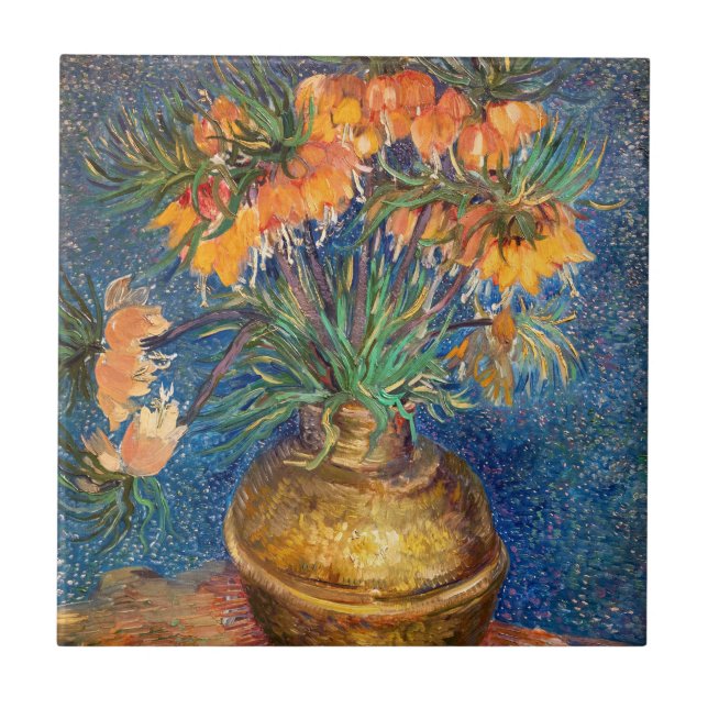 Vincent van Gogh - Imperial Fritillaries Tile (Front)