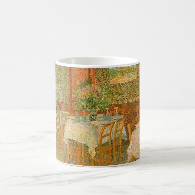 Vincent van Gogh - Interior of a Restaurant Coffee Mug (Center)