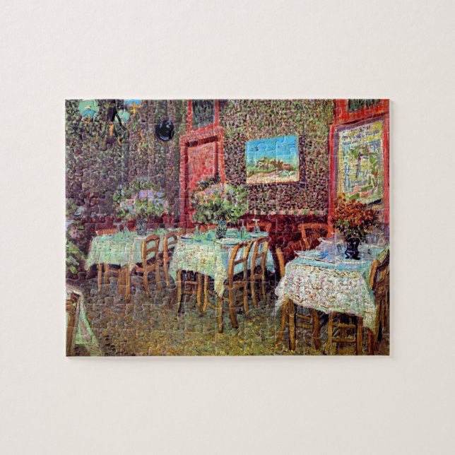 Vincent Van Gogh - Interior Of A Restaurant Jigsaw Puzzle (Horizontal)