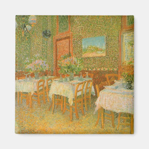 Vincent van Gogh - Interior of a Restaurant Magnet