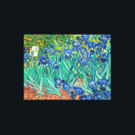VINCENT VAN GOGH - Irises 1889 Canvas Print<br><div class="desc">VINCENT VAN GOGH - Irises 1889
Oil on canvas; reproduction</div>