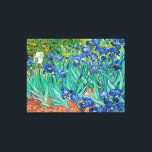VINCENT VAN GOGH - Irises 1889 Canvas Print<br><div class="desc">VINCENT VAN GOGH - Irises 1889
Oil on canvas; reproduction</div>