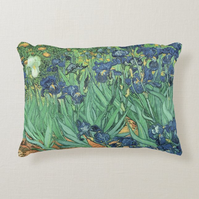 Vincent van Gogh | Irises, 1889 Decorative Cushion (Front)