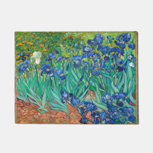 VINCENT VAN GOGH - Irises 1889 Doormat