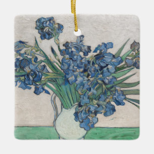 Vincent Van Gogh   Irises, 1890 Ceramic Tree Decoration