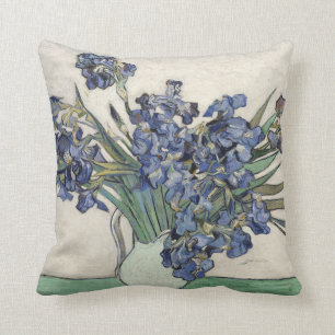 Vincent van Gogh Irises 1890 GalleryHD Fine Art Cushion