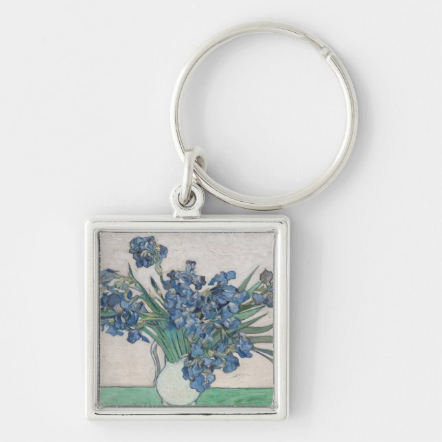 Vincent Van Gogh | Irises, 1890 Key Ring (Front)