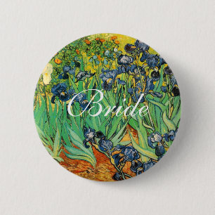 Vincent van Gogh,Irises 6 Cm Round Badge