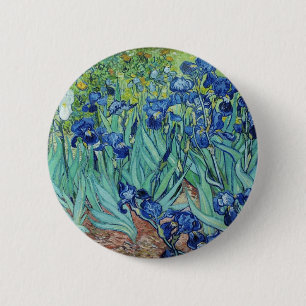 Vincent van Gogh Irises 6 Cm Round Badge