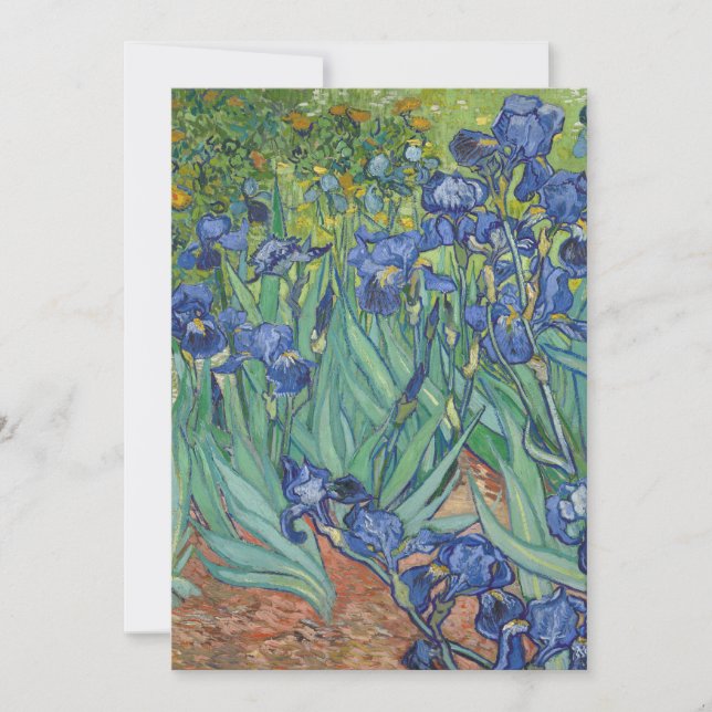 Vincent Van Gogh - Irises Card (Front)