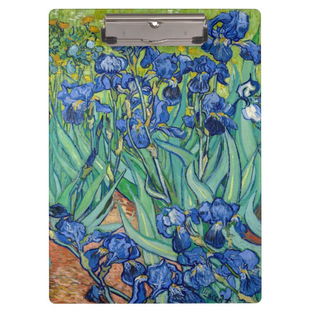 Vincent Van Gogh - Irises Clipboard (Front)