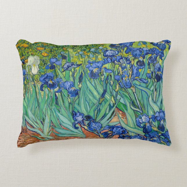Vincent Van Gogh - Irises Decorative Cushion (Front)