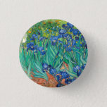 Vincent Van Gogh Irises Floral Vintage Fine Art 3 Cm Round Badge<br><div class="desc">Vincent Van Gogh Irises Floral Vintage Fine Art Button</div>