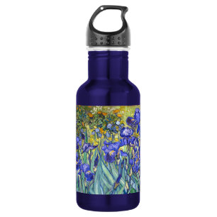 Vincent Van Gogh Irises Floral Vintage Fine Art 532 Ml Water Bottle