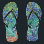Vincent Van Gogh Irises Floral Vintage Fine Art Jandals<br><div class="desc">Vincent Van Gogh Irises Floral Vintage Fine Art</div>