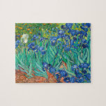 Vincent Van Gogh Irises Floral Vintage Fine Art Jigsaw Puzzle<br><div class="desc">Vincent Van Gogh Irises Floral Vintage Fine Art Jigsaw Puzzle.</div>