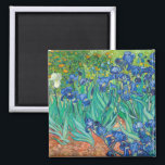 Vincent Van Gogh Irises Floral Vintage Fine Art Magnet<br><div class="desc">Vincent Van Gogh Irises Floral Vintage Fine Art Magnet</div>