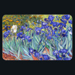 Vincent Van Gogh Irises Floral Vintage Fine Art Magnet<br><div class="desc">Vincent Van Gogh Blue Irises Floral Fine Art Irises is one of many paintings of irises by the Dutch Post-Impressionist artist Vincent van Gogh. Like many artists of his time Van Gogh was influenced by Japanese ukiyo-e woodblock prints. The strong outlines, unusual angles, including close-up views, is a typical element...</div>