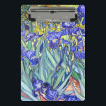 Vincent Van Gogh Irises Floral Vintage Fine Art Mini Clipboard<br><div class="desc">Vincent Van Gogh Blue Irises Floral Fine Art Irises is one of many paintings of irises by the Dutch Post-Impressionist artist Vincent van Gogh. Like many artists of his time Van Gogh was influenced by Japanese ukiyo-e woodblock prints. The strong outlines, unusual angles, including close-up views, is a typical element...</div>