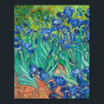 Vincent Van Gogh Irises Floral Vintage Fine Art Poster<br><div class="desc">Vincent Van Gogh Irises Floral Vintage Fine Art Poster</div>