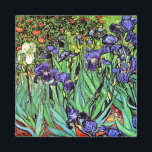 Vincent Van Gogh - Irises - Flower Lover Fine Art Magnet<br><div class="desc">Oil on canvas from 1889 showing beautiful purple irises that Van Gogh painted while staying at the Asylum at Saint Paul-de-Mausole in Saint-Remy, France. While many versions of this painting show the flowers as blue, scientists studying the irises in one of Van Gogh's later paintings have found that the flowers...</div>