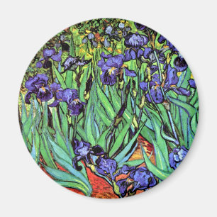 Vincent Van Gogh - Irises - Flower Lover Fine Art Magnet