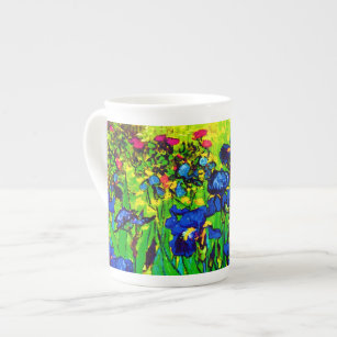 Vincent Van Gogh - Irises - Flower Lover Pop Art Bone China Mug